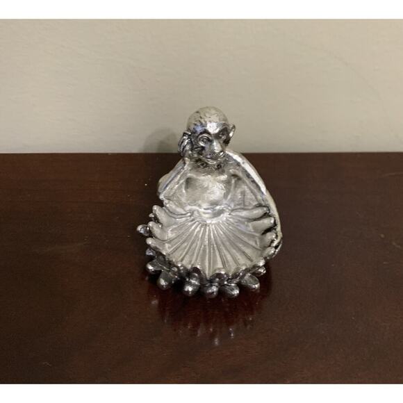 Candle Holder Silver Monkey - Picture 5 of 6